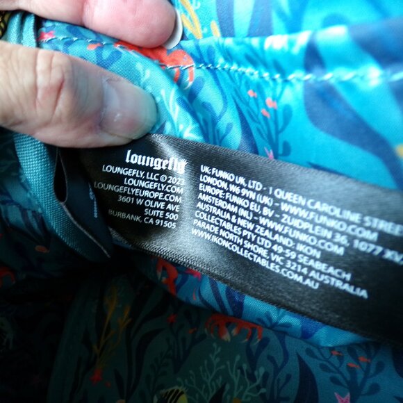 Loungefly Disney Little Mermaid Live Action Mini Backpack - Picture 11 of 12